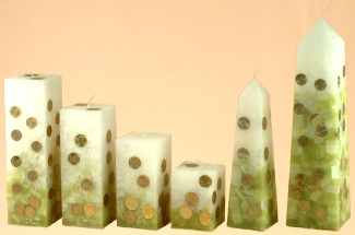 Farbverlauf elfenbein-olive