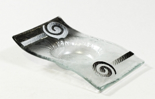 Plato de vela rectngulo Poetry
