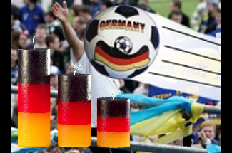 Fussball-Kerzen